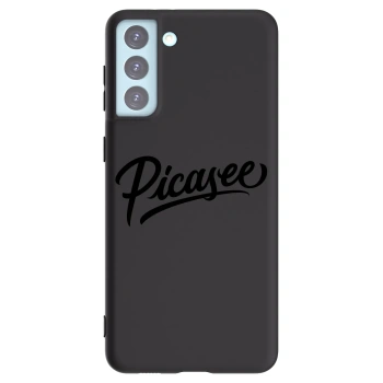 Picasee silikonowe czarne etui na Samsung Galaxy S21+ 5G G996F - Picasee - old logo - black