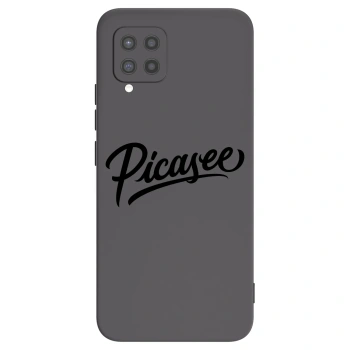 Picasee silikonowe czarne etui na Samsung Galaxy A42 A426B - Picasee - old logo - black
