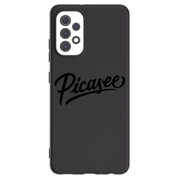 Picasee silikonowe czarne etui na Samsung Galaxy A32 5G A326B - Picasee - old logo - black