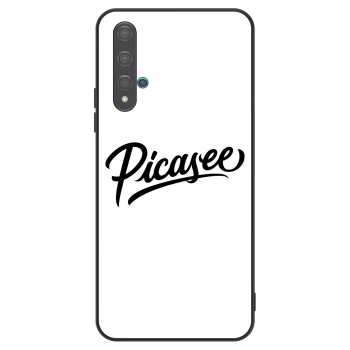 Etui na Huawei Nova 5T - Picasee - old logo - black