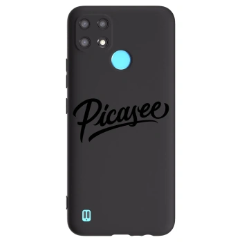 Etui na Realme C21 - Picasee - old logo - black