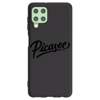 Picasee silikonowe czarne etui na Samsung Galaxy A22 A225F 4G - Picasee - old logo - black