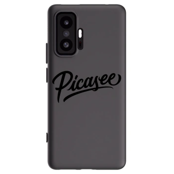 Picasee silikonowe czarne etui na Xiaomi 11T - Picasee - old logo - black