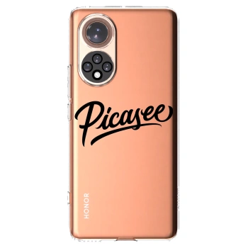 Picasee silikonowe przeźroczyste etui na Huawei Nova 9 - Picasee - old logo - black