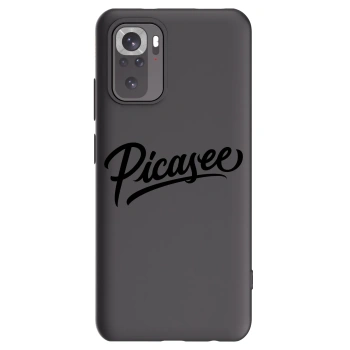 Picasee silikonowe czarne etui na Xiaomi Redmi Note 11S 4G - Picasee - old logo - black