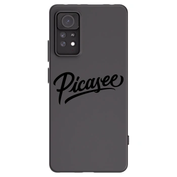 Picasee silikonowe czarne etui na Xiaomi Redmi Note 11 Pro 5G - Picasee - old logo - black