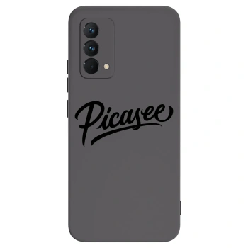 Picasee silikonowe czarne etui na Realme GT Master Edition 5G - Picasee - old logo - black
