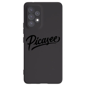 Picasee silikonowe czarne etui na Samsung Galaxy A53 5G A536 - Picasee - old logo - black