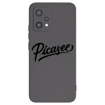Picasee silikonowe czarne etui na Realme 9 Pro 5G - Picasee - old logo - black