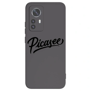 Picasee silikonowe czarne etui na Xiaomi 12 Pro - Picasee - old logo - black