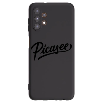 Picasee silikonowe czarne etui na Samsung Galaxy A13 4G A135 - Picasee - old logo - black