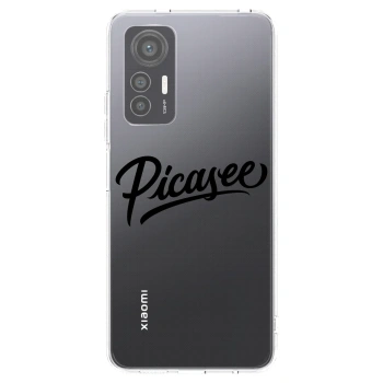 Picasee silikonowe przeźroczyste etui na Xiaomi 12 Lite - Picasee - old logo - black