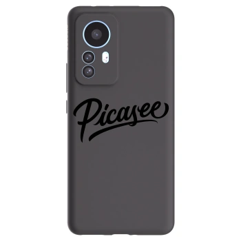 Picasee silikonowe czarne etui na Xiaomi 12T - Picasee - old logo - black
