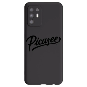Picasee silikonowe czarne etui na OPPO A94 5G - Picasee - old logo - black