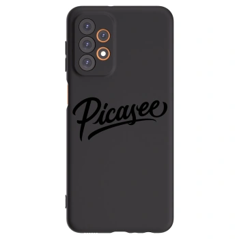 Picasee silikonowe czarne etui na Samsung Galaxy A23 A236B 5G - Picasee - old logo - black