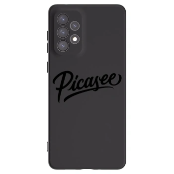 Picasee silikonowe czarne etui na Samsung Galaxy A73 5G - Picasee - old logo - black
