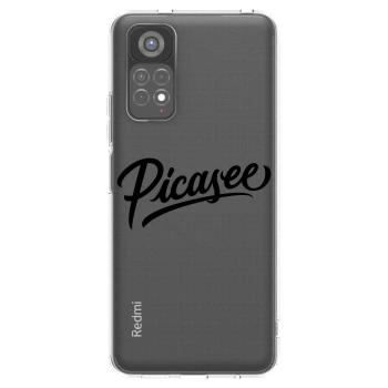 Picasee silikonowe przeźroczyste etui na Xiaomi Redmi Note 11S 5G - Picasee - old logo - black