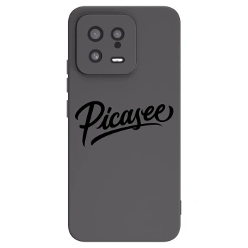 Picasee silikonowe czarne etui na Xiaomi 13 - Picasee - old logo - black