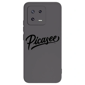 Picasee silikonowe czarne etui na Xiaomi 13 Pro - Picasee - old logo - black