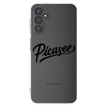 Picasee silikonowe przeźroczyste etui na Samsung Galaxy A14 4G A145R - Picasee - old logo - black