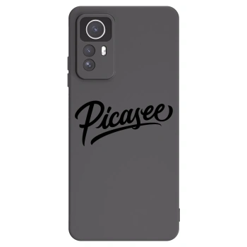 Picasee silikonowe czarne etui na Xiaomi Redmi Note 12S - Picasee - old logo - black