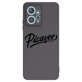 Picasee silikonowe czarne etui na Xiaomi Redmi Note 12 4G - Picasee - old logo - black