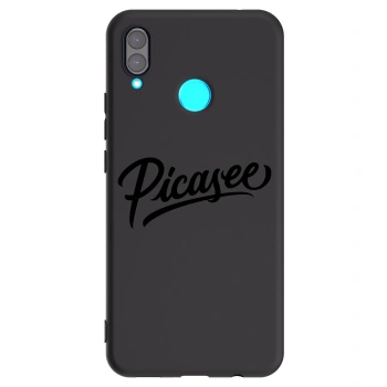 Picasee silikonowe czarne etui na Huawei Nova 3 - Picasee - old logo - black