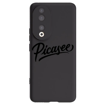 Picasee silikonowe czarne etui na Honor 90 5G - Picasee - old logo - black