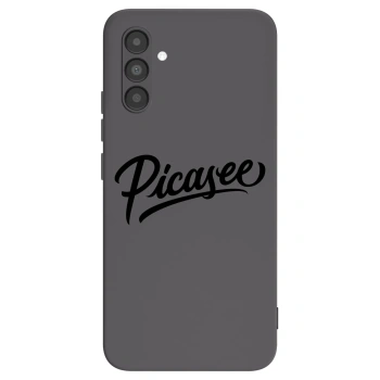 Picasee silikonowe czarne etui na Samsung Galaxy A04s A047F - Picasee - old logo - black