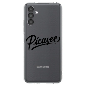 Picasee silikonowe przeźroczyste etui na Samsung Galaxy A04s A047F - Picasee - old logo - black
