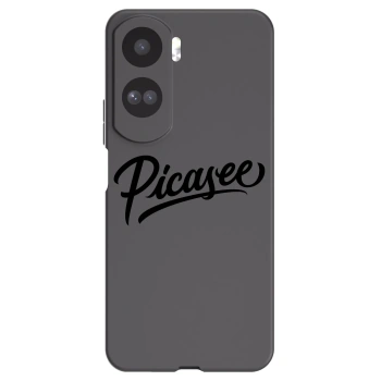 Picasee silikonowe czarne etui na Honor 90 Lite 5G - Picasee - old logo - black