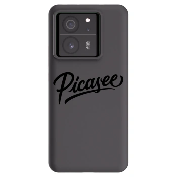 Picasee silikonowe czarne etui na Xiaomi 13T - Picasee - old logo - black