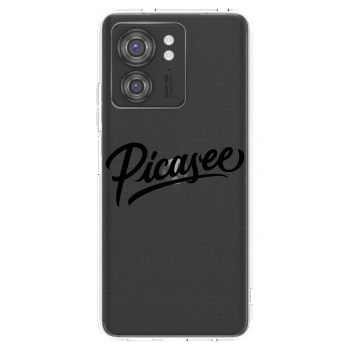 Picasee silikonowe przeźroczyste etui na Motorola Edge 40 - Picasee - old logo - black