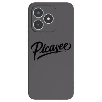 Picasee silikonowe czarne etui na Realme C53 - Picasee - old logo - black