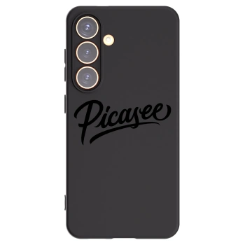 Picasee silikonowe czarne etui na Samsung Galaxy S24 S921B 5G - Picasee - old logo - black
