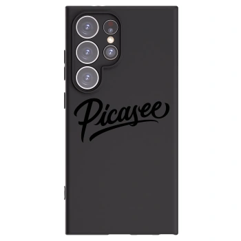 Picasee silikonowe czarne etui na Samsung Galaxy S24 Ultra S928B 5G - Picasee - old logo - black