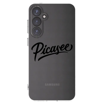 Picasee silikonowe przeźroczyste etui na Samsung Galaxy S23 FE S711B - Picasee - old logo - black