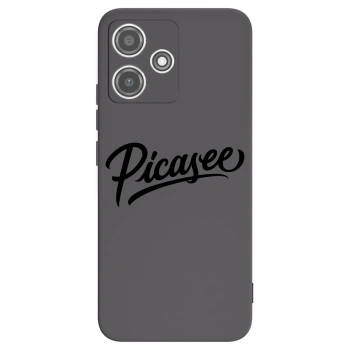 Picasee silikonowe czarne etui na Xiaomi Redmi 12 5G - Picasee - old logo - black