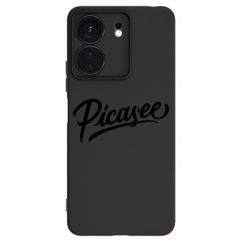 Picasee silikonowe czarne etui na Xiaomi Redmi 13C 4G - Picasee - old logo - black