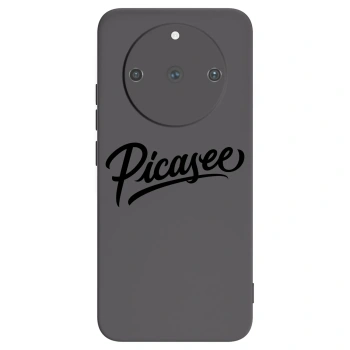 Picasee silikonowe czarne etui na Realme 11 Pro+ - Picasee - old logo - black