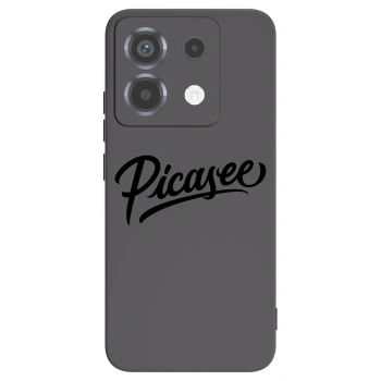 Picasee silikonowe czarne etui na Xiaomi Poco X6 - Picasee - old logo - black