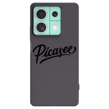 Picasee silikonowe czarne etui na Xiaomi Redmi Note 13 5G - Picasee - old logo - black