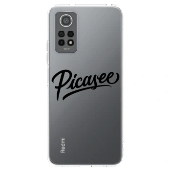 Picasee silikonowe przeźroczyste etui na Xiaomi Redmi Note 12 Pro 4G - Picasee - old logo - black