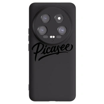 Picasee silikonowe czarne etui na Xiaomi 14 Ultra - Picasee - old logo - black