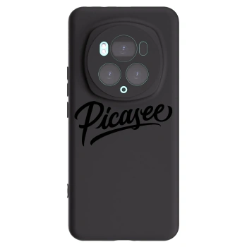 Picasee silikonowe czarne etui na Honor Magic6 Pro - Picasee - old logo - black