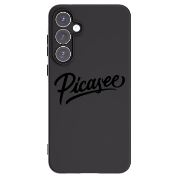 Picasee silikonowe czarne etui na Samsung Galaxy A55 5G A556B - Picasee - old logo - black