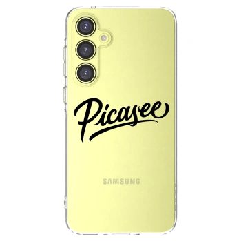 Picasee silikonowe przeźroczyste etui na Samsung Galaxy A35 5G A356B - Picasee - old logo - black