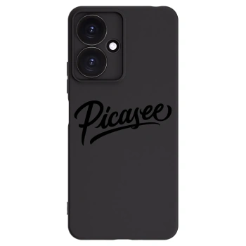 Picasee silikonowe czarne etui na Xiaomi Redmi 13C 5G - Picasee - old logo - black