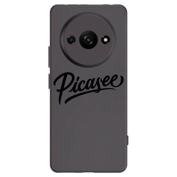 Picasee silikonowe czarne etui na Xiaomi Redmi A3 - Picasee - old logo - black