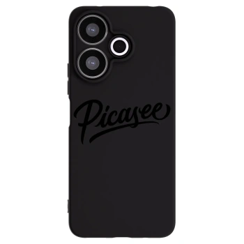 Picasee silikonowe czarne etui na Xiaomi Redmi 13 4G - Picasee - old logo - black